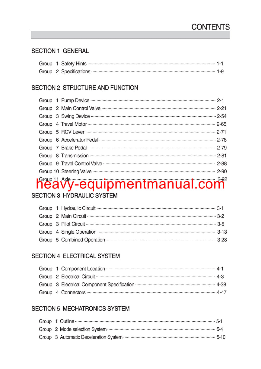 Hyundai R210W-9S Wheel Excavator Service Repair Manual