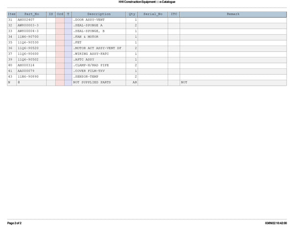 DOWNLOAD HYUNDAI R220LC-9A CRAWLER EXCAVATOR PARTS MANUAL