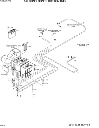 DOWNLOAD HYUNDAI R220LC-9S CRAWLER EXCAVATOR PARTS MANUAL
