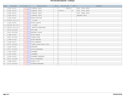 R220LC-9S HYUNDAI CRAWLER EXCAVATOR PARTS MANUAL