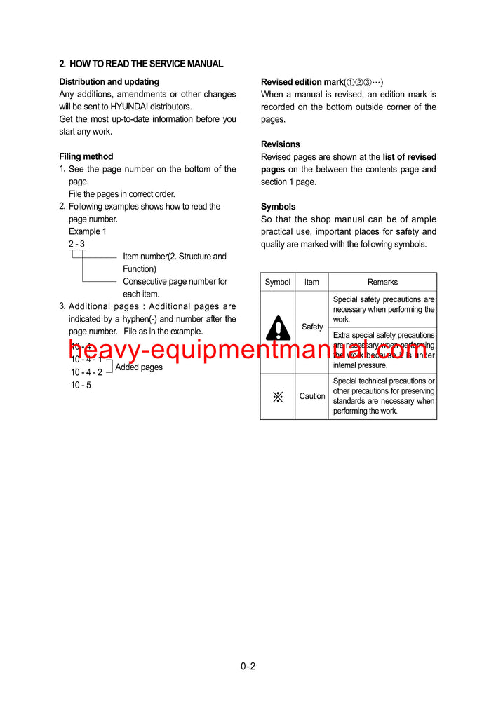 Hyundai  R250LC-3 Crawler Excavator Service Repair Manual