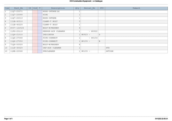 DOWNLOAD HYUNDAI R260LC-9S CRAWLER EXCAVATOR PARTS MANUAL