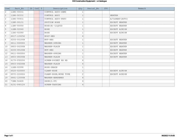 DOWNLOAD HYUNDAI R290LC-7A CRAWLER EXCAVATOR PARTS MANUAL