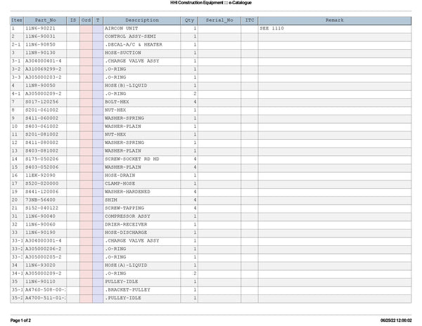 DOWNLOAD HYUNDAI R290LC-7A CRAWLER EXCAVATOR PARTS MANUAL