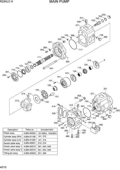 DOWNLOAD HYUNDAI R290LC-9 CRAWLER EXCAVATOR PARTS MANUAL