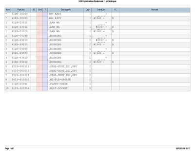 DOWNLOAD HYUNDAI R300LC-9S CRAWLER EXCAVATOR PARTS MANUAL
