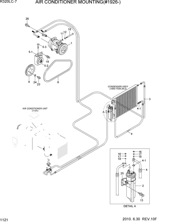 DOWNLOAD HYUNDAI R320LC-7 CRAWLER EXCAVATOR PARTS MANUAL
