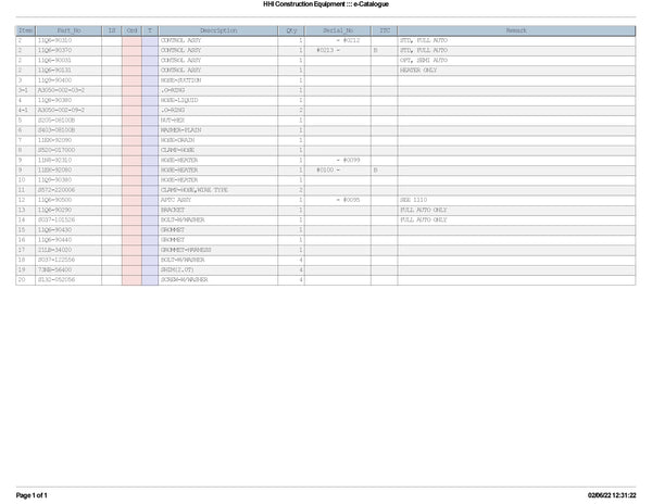 DOWNLOAD HYUNDAI R320LC-9 CRAWLER EXCAVATOR PARTS MANUAL