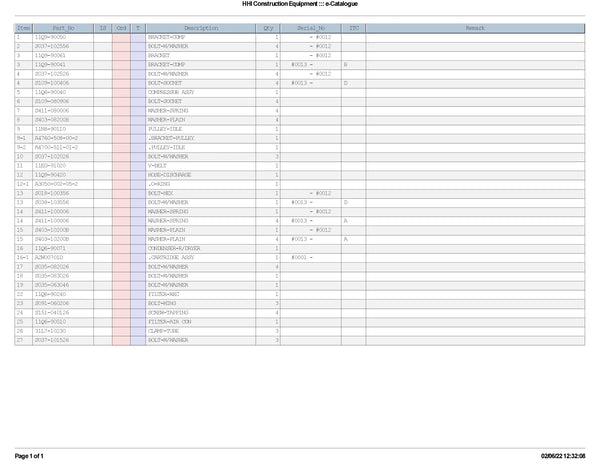 DOWNLOAD HYUNDAI R320LC-9 CRAWLER EXCAVATOR PARTS MANUAL