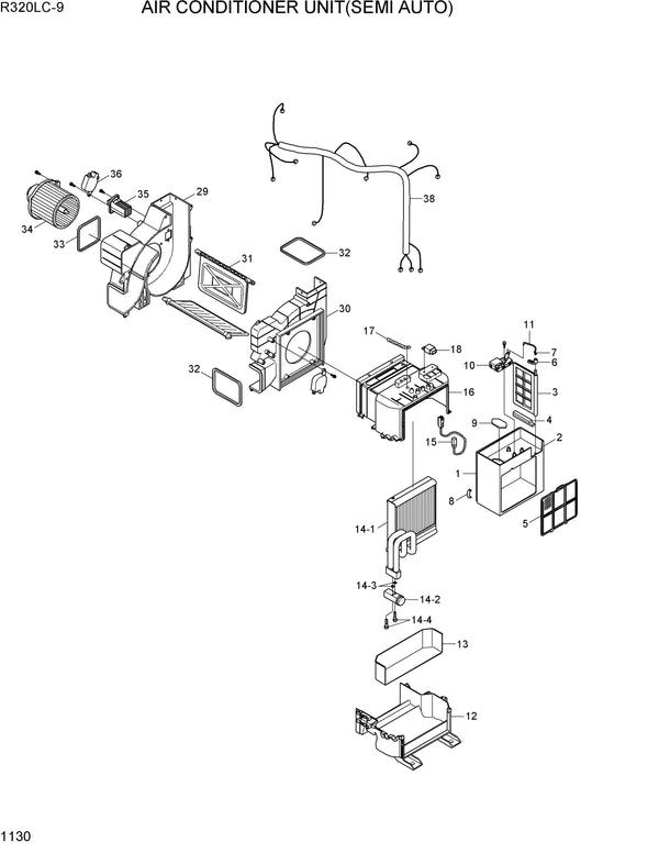 DOWNLOAD HYUNDAI R320LC-9 CRAWLER EXCAVATOR PARTS MANUAL