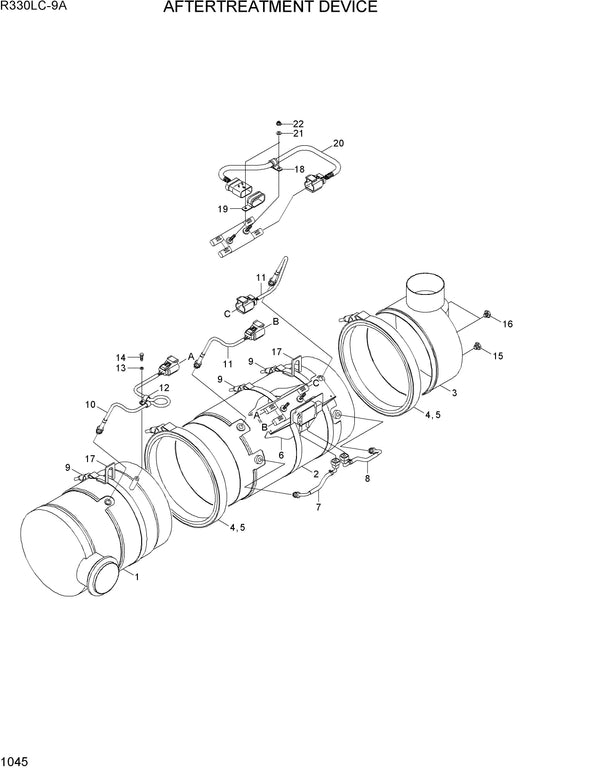 DOWNLOAD HYUNDAI R330LC-9A CRAWLER EXCAVATOR PARTS MANUAL