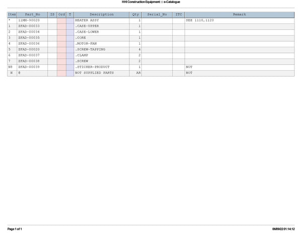 DOWNLOAD HYUNDAI R35Z-9A CRAWLER EXCAVATOR PARTS MANUAL