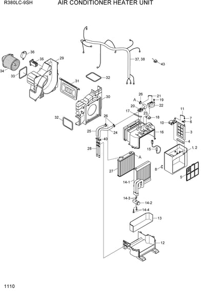 DOWNLOAD HYUNDAI R380LC-9SH CRAWLER EXCAVATOR PARTS MANUAL
