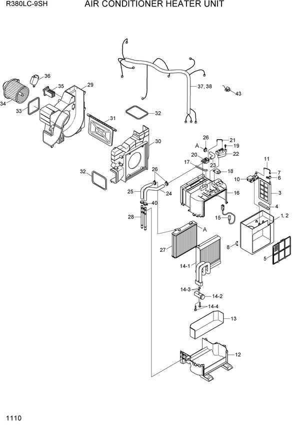 DOWNLOAD HYUNDAI R380LC-9SH CRAWLER EXCAVATOR PARTS MANUAL