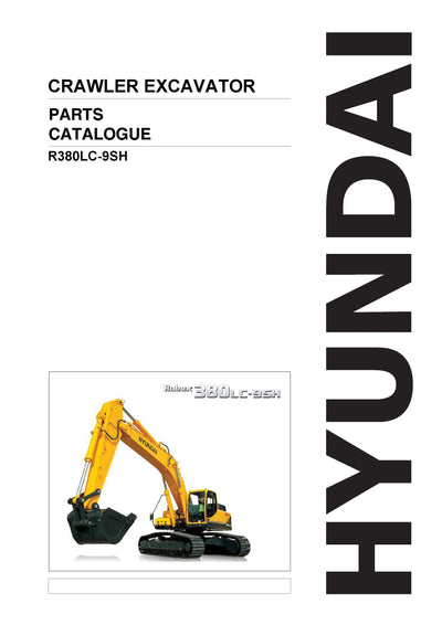 DOWNLOAD HYUNDAI R380LC-9SH CRAWLER EXCAVATOR PARTS MANUAL