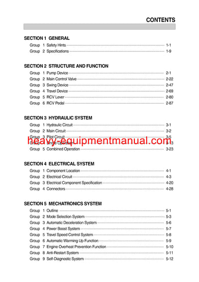 HyundaiR510LC-7 India Crawler Excavator Service Repair Manual
