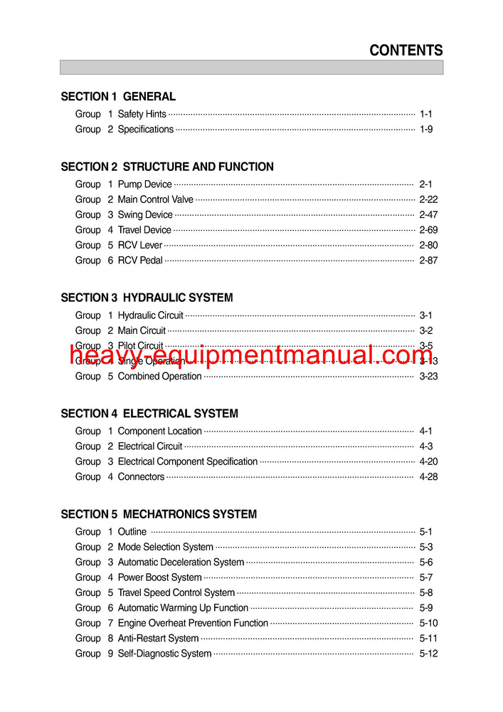 Hyundai  R510LC-7 India Crawler Excavator Service Repair Manual