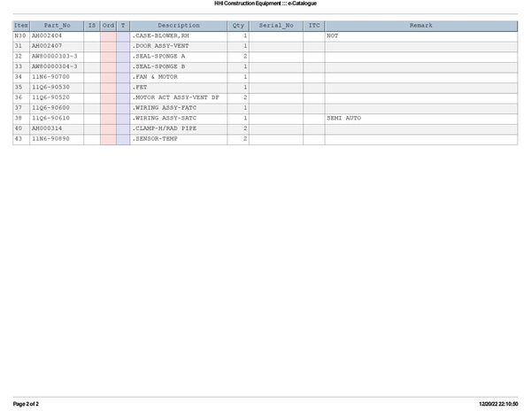 DOWNLOAD HYUNDAI R520LC-9S CRAWLER EXCAVATOR PARTS MANUAL
