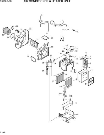 DOWNLOAD HYUNDAI R520LC-9S CRAWLER EXCAVATOR PARTS MANUAL