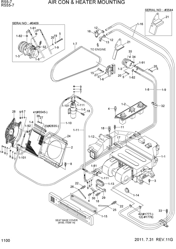 DOWNLOAD HYUNDAI R55-7 CRAWLER EXCAVATOR PARTS MANUAL