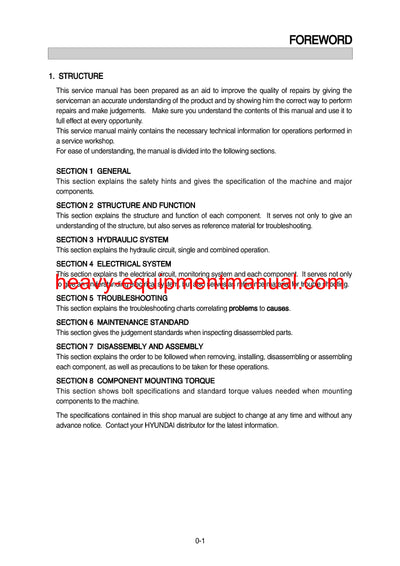 DOWNLOAD Hyundai R55W-7A Wheel Excavator Service Repair Manual