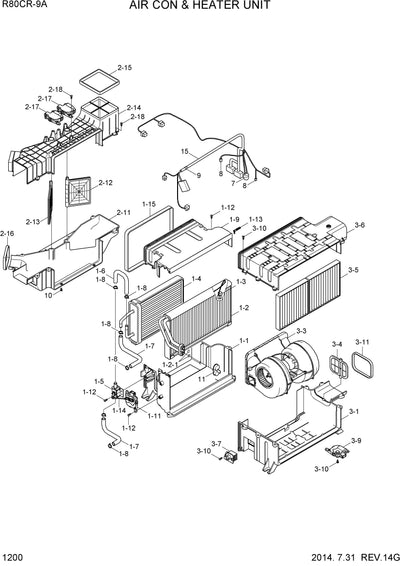 DOWNLOAD HYUNDAI R80CR-9A CRAWLER EXCAVATOR PARTS MANUAL