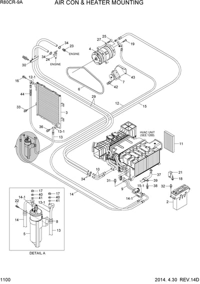 DOWNLOAD HYUNDAI R80CR-9A CRAWLER EXCAVATOR PARTS MANUAL