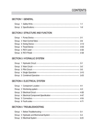 Hyundai R80CR-9A Crawler Excavator Service Repair Manual
