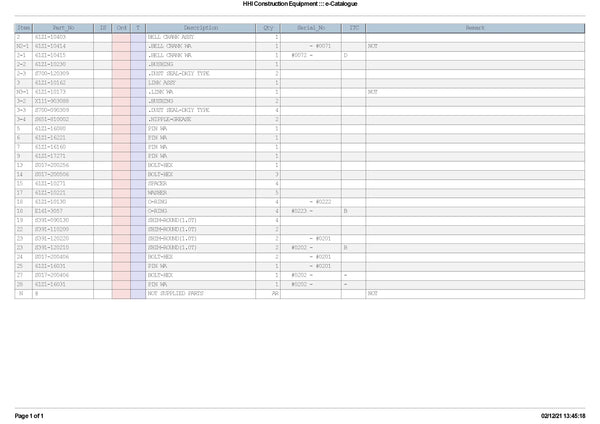 DOWNLOAD HYUNDAI SL765 WHEEL LOADER PARTS MANUAL