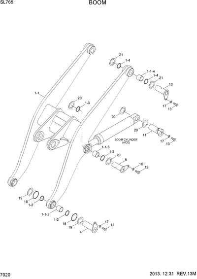 DOWNLOAD HYUNDAI SL765 WHEEL LOADER PARTS MANUAL