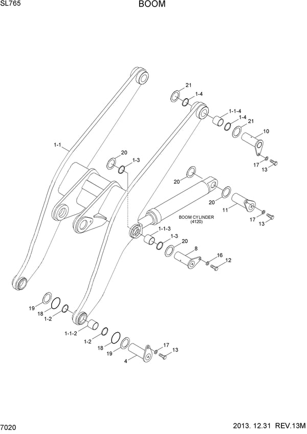 DOWNLOAD HYUNDAI SL765 WHEEL LOADER PARTS MANUAL