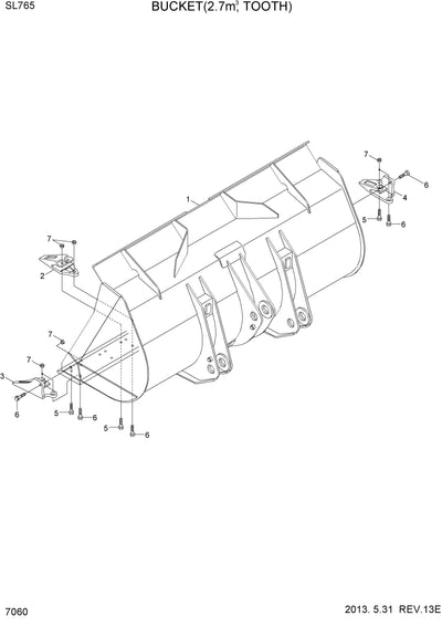 DOWNLOAD HYUNDAI SL765 WHEEL LOADER PARTS MANUAL