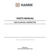Hamm 3307 H1.89 Soil Compactor (2078751) Parts Manual PDF