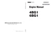 Hitachi 4BG1, 6BG1 Engine Manual Download