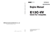 Hitachi E13C-VV Interim Tier 4 Compatible Engine Manual Download
