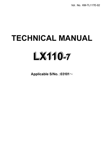 Hitachi LX110-7 Wheel Loader Technical Manual Pdf