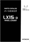 Hitachi LX15-3 Wheel Loader Parts Manual PDF