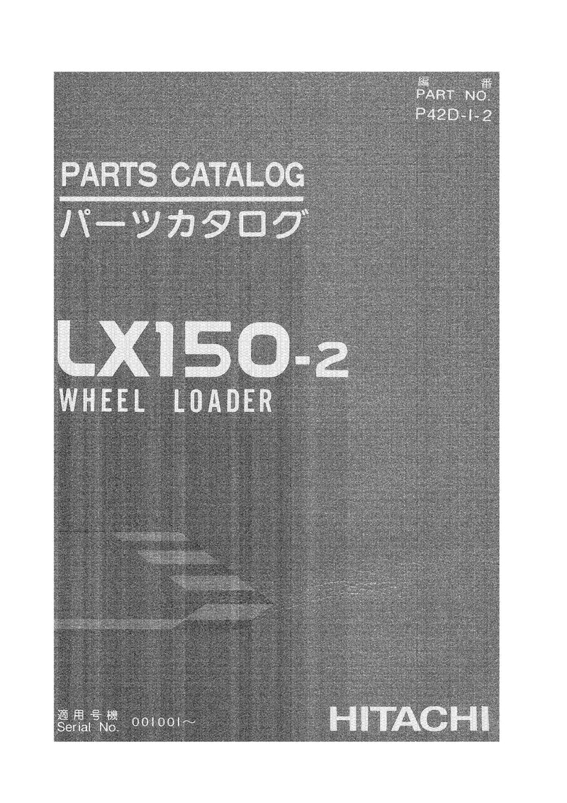 Hitachi LX150-2 Wheel Loader Parts Manual Download