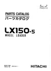 Hitachi LX150-5 Wheel Loader Parts Manual Download