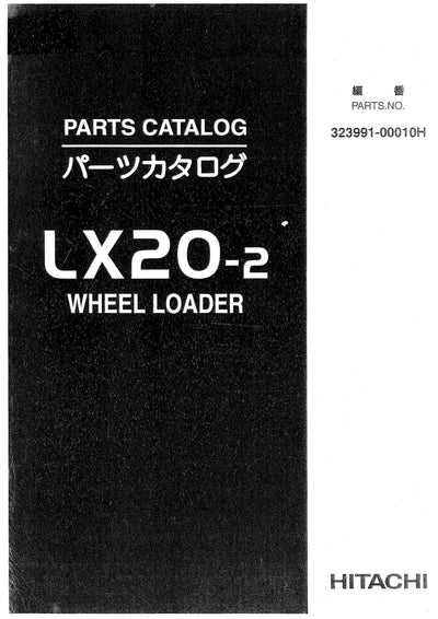 Hitachi LX20-2 Wheel Loader Parts Manual PDF