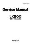 Hitachi LX200 Wheel Loader Workshop Service Manual Download