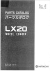 Hitachi LX20 Wheel Loader Parts Manual PDF