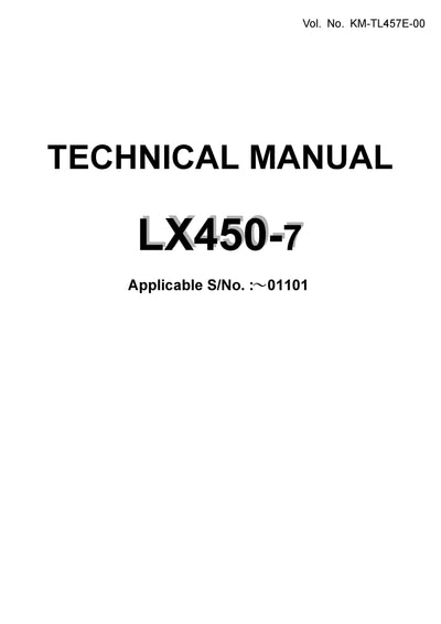 Hitachi LX450-7 Wheel Loader Technical Manual Download