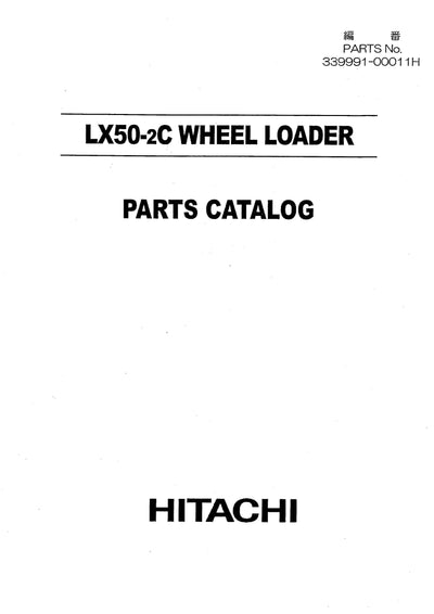 Hitachi LX50-2C Wheel Loader Parts Manual Download