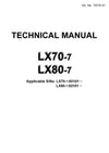 Hitachi LX70-7, LX80-7 Wheel Loader Technical Manual Download