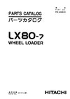Hitachi LX80-7 Wheel Loader Parts Manual Download