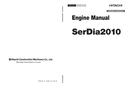 Hitachi SerDia2010 Engine Manual Download