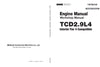 Hitachi TCD2.9L4 Engine Manual Download