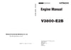 Hitachi V3800-E2B Engine Manual Download