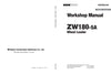 Hitachi ZW180-5A Wheel Loader Service Manual Download